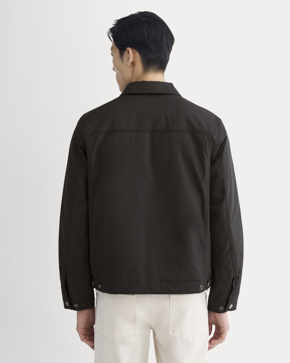 The Filled Harrington Jacket | Black – Everlane