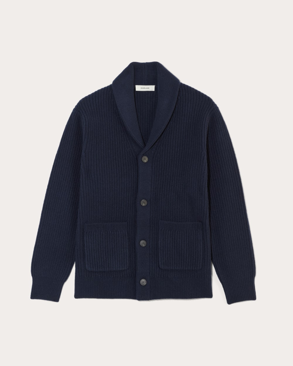 The Felted Merino Shawl Collar Cardigan | Deep Navy – Everlane