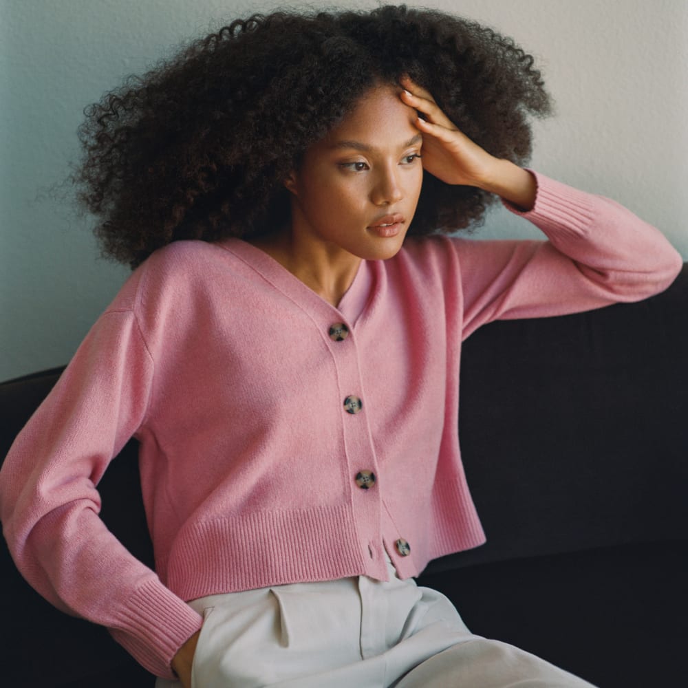 The Cashmere Cardigan | Bubblegum – Everlane