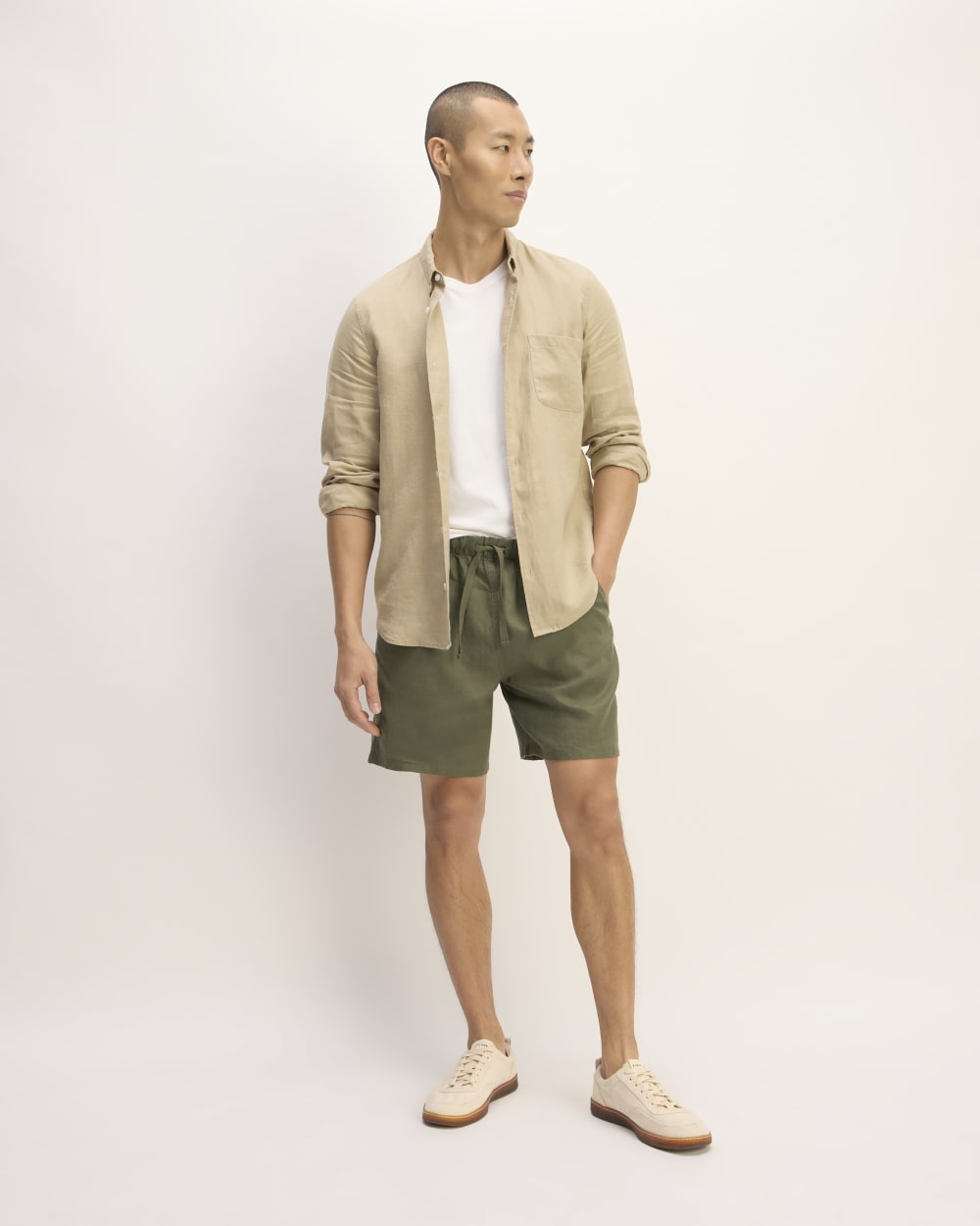 The Linen Easy Short | Kalamata Everlane The Linen Easy Short | Kalamata Everlane