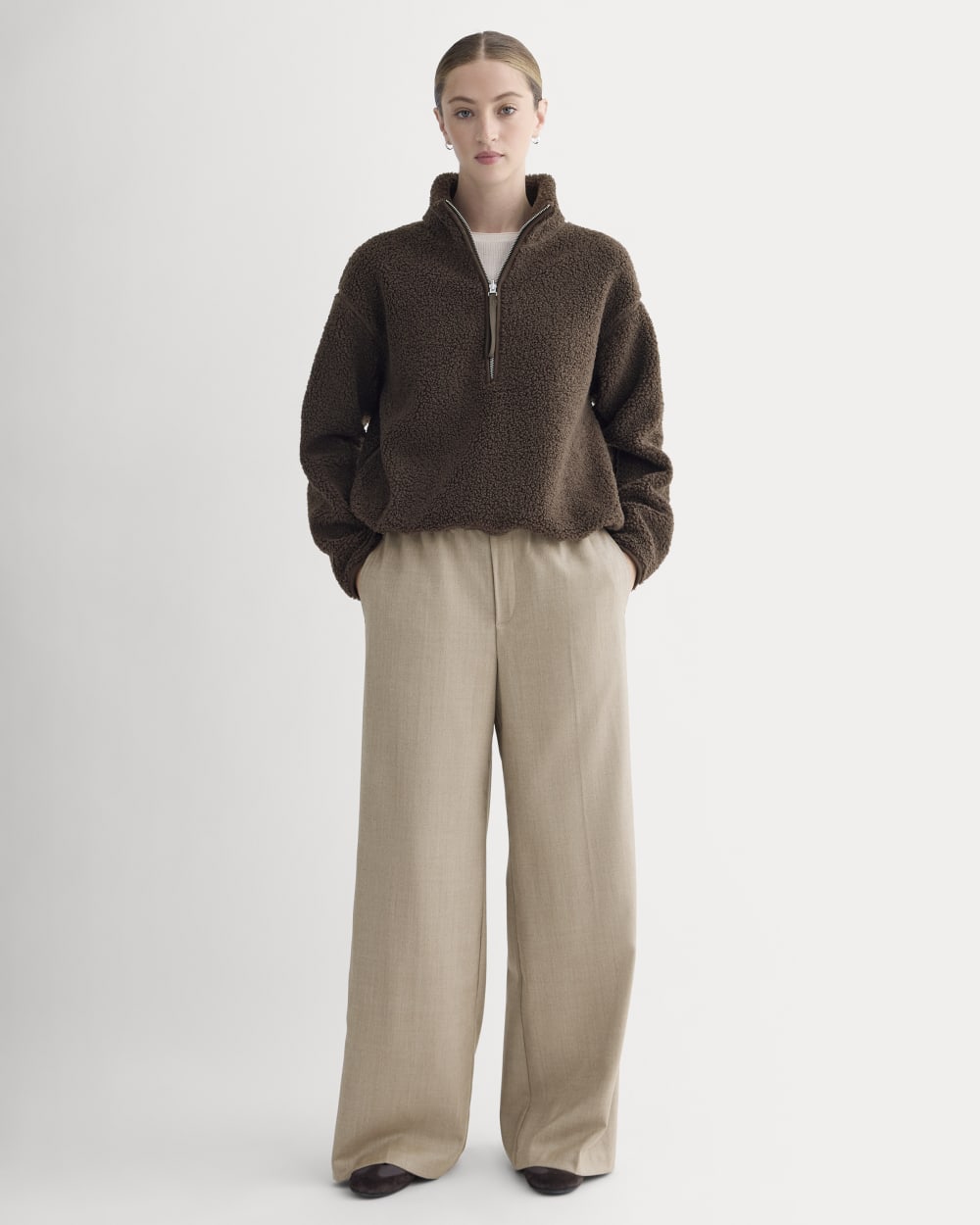 womens-reversible-teddy-zip-pullover-coffee-bean