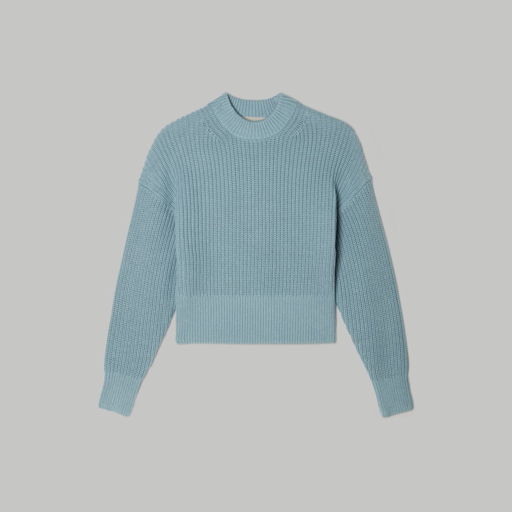 womens-texture-cotton-crew-midnight-blue | alt