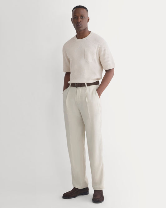 mens-soyeux-linen-pleated-trouser-peyote | primary