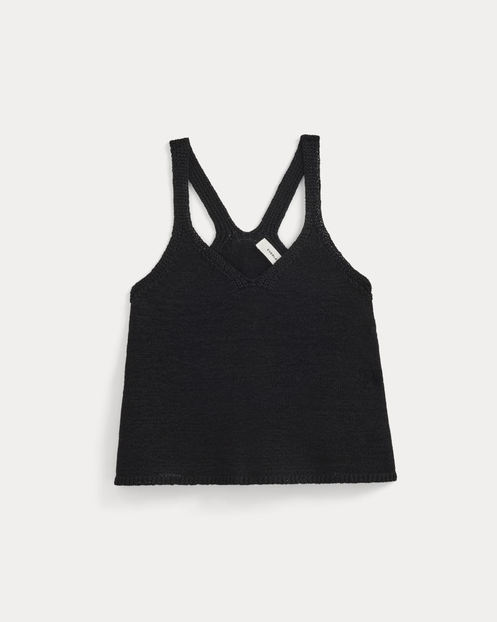 womens-racerback-v-neck-sweater-black