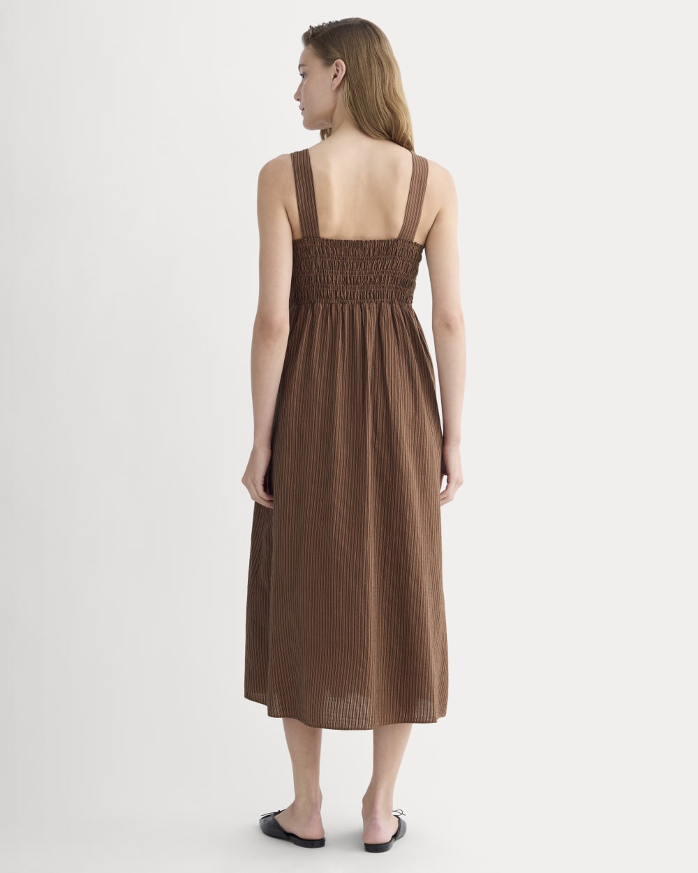 womens-gauze-smock-dress-carob-brown-black-plaid