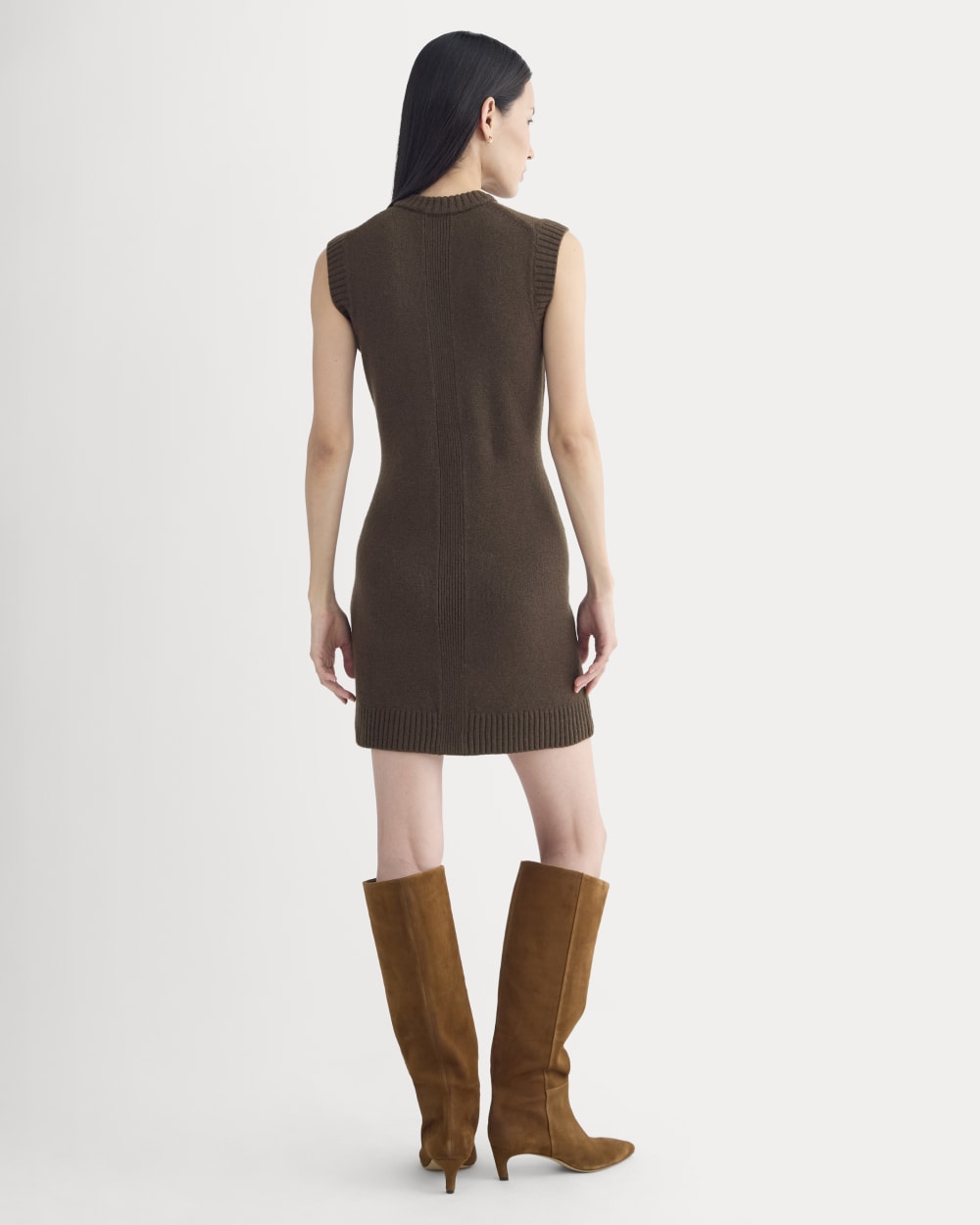 Everlane Sweater Mini Dress, Luxe Merino, Coffee Bean, Size XL Everlane Sweater Mini Dress, Luxe Merino, Coffee Bean, Size XL