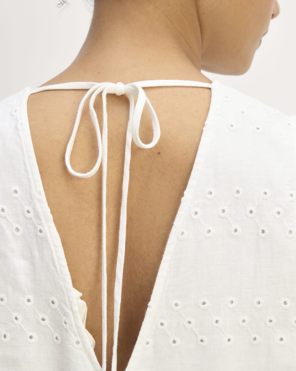 The Linen Eyelet Maxi Dress | White Eyelet Everlane The Linen Eyelet Maxi Dress | White Eyelet Everlane