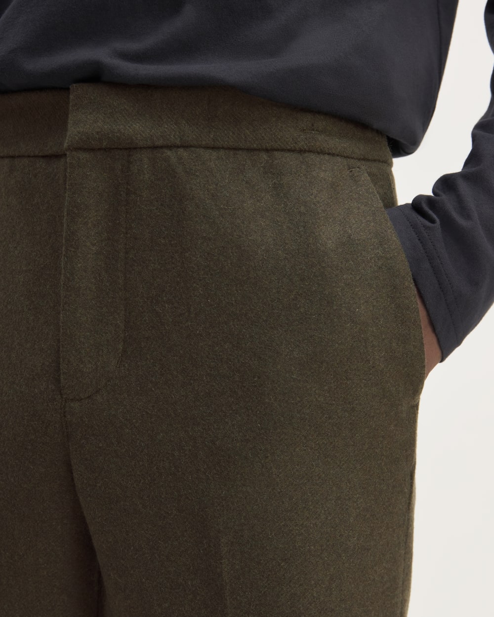 The Wool Flannel Pant | Dark Green – Everlane
