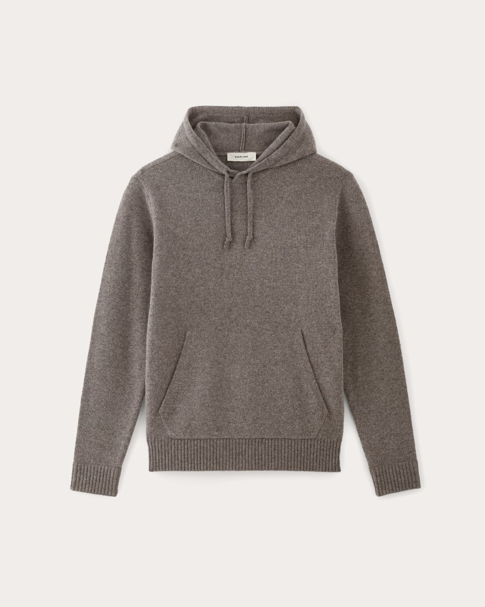 mens-felted-wool-hoodie-taupe-melange | alt