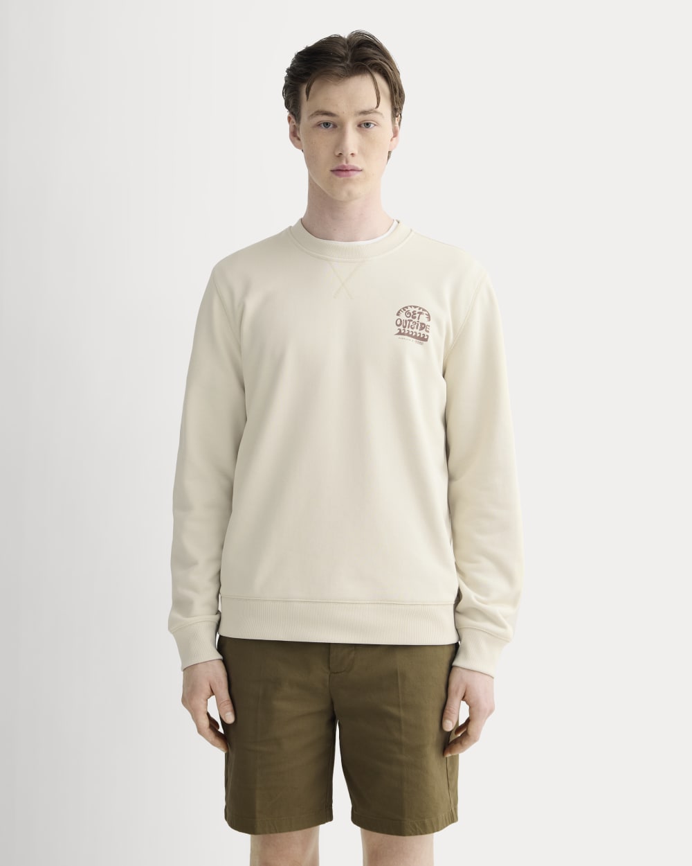 The Everlane x Parks Project French Terry Crew