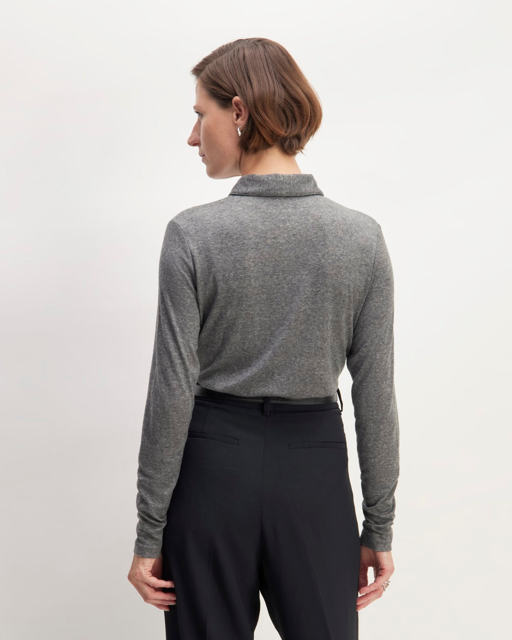 The Must-Have Shirt in Butterluxe Heather Charcoal – Everlane