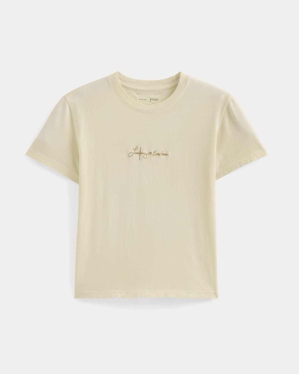 everlane-x-laufey-foundation-box-cut-tee-bone | alt