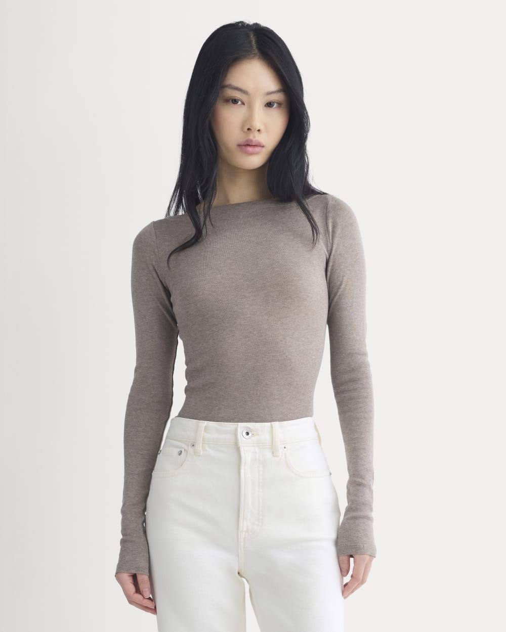 womens-everlight-boatneck-top-heathered-chocolate-chip | primary