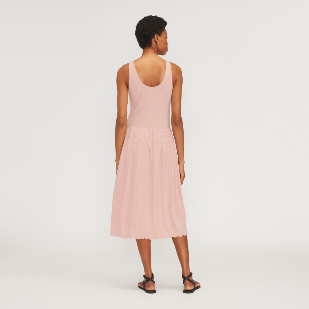 everlane pink dress The Relaxed Shirt Dress in Ultrasoft Cotton