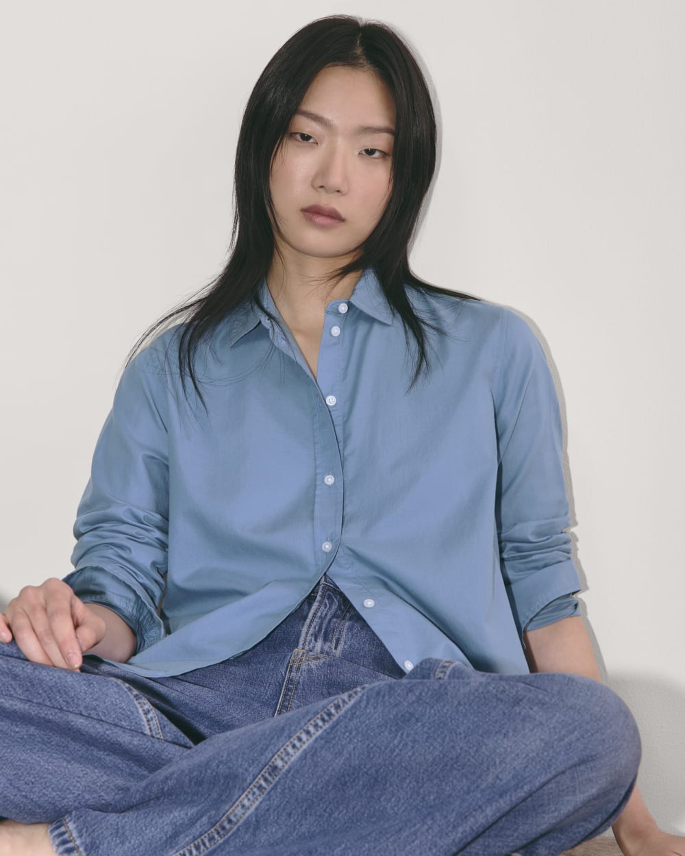 The Must-Have Shirt in Silky Cotton | Bluebell – Everlane