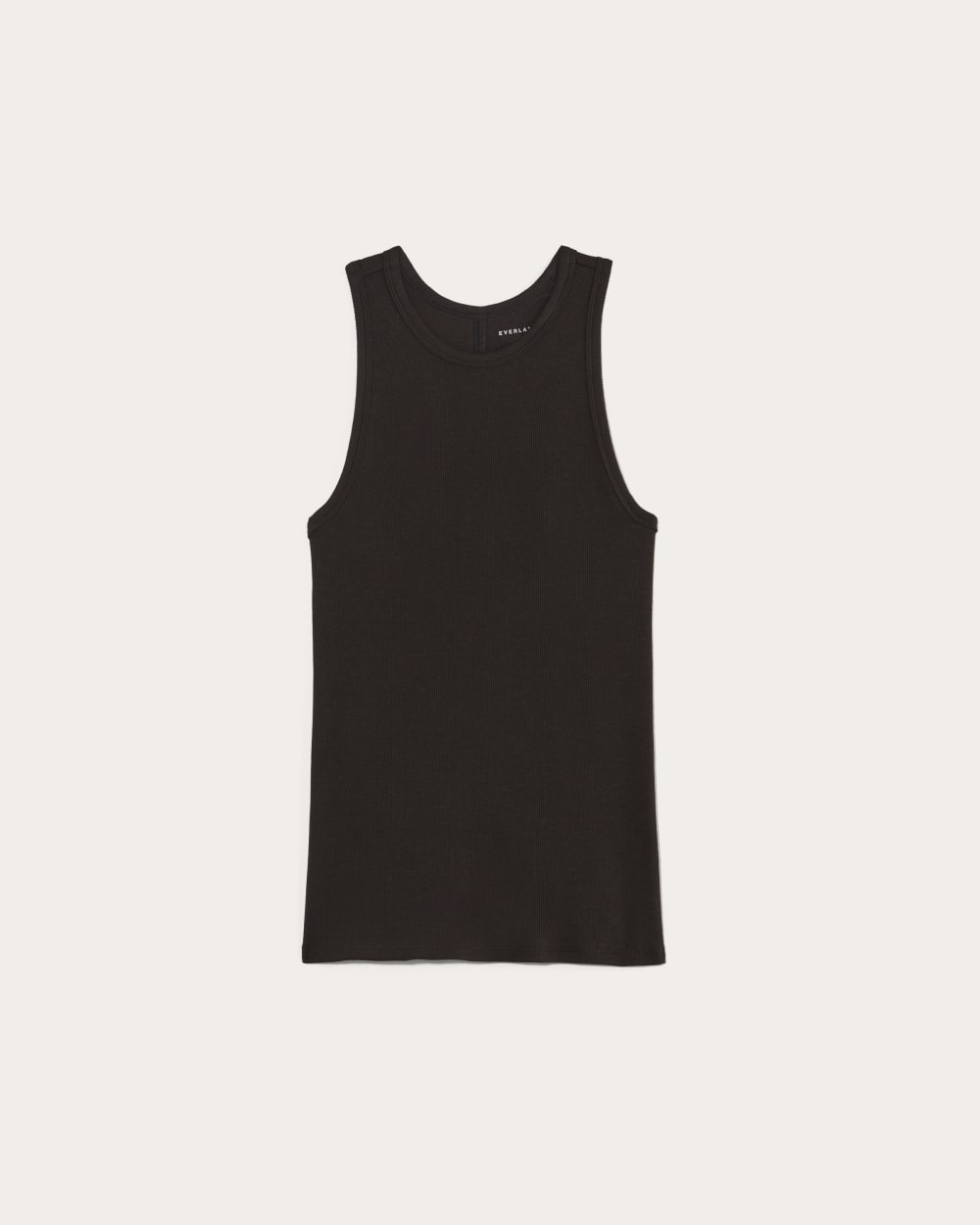 The Luxe Rib Racerback Tank | Black – Everlane