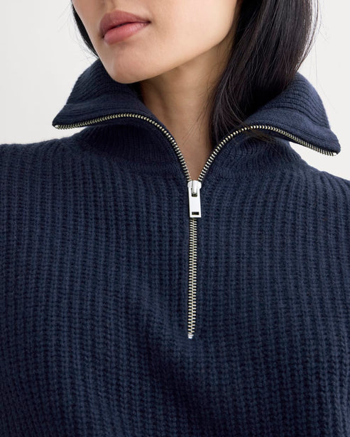 Marlin Luxe Half-Zip Sweater