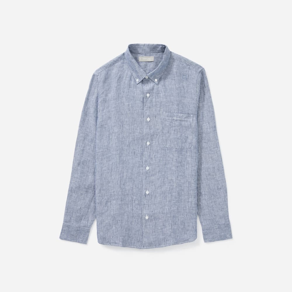 mens-linen-stndrd-fit-shirt-blue-white | alt