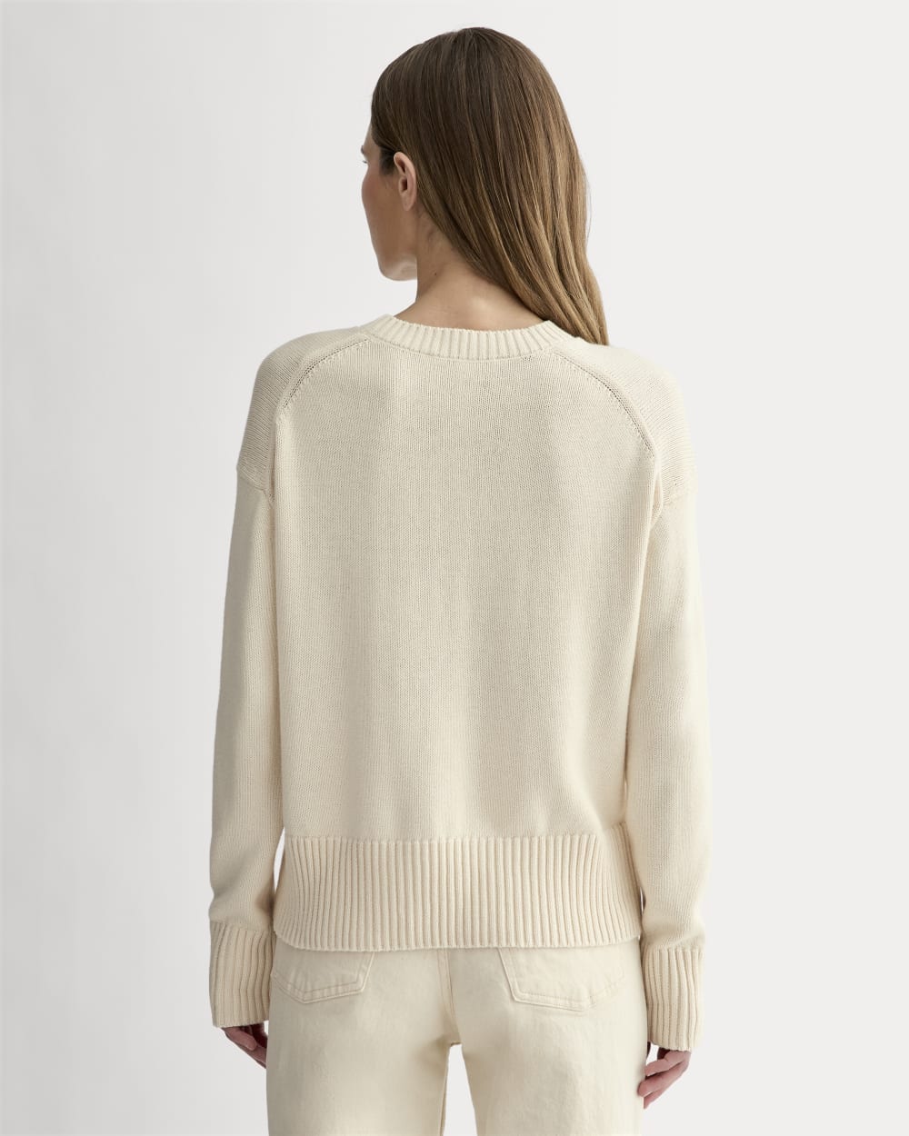 The Boxy Sweater in Everyday Cotton | Black