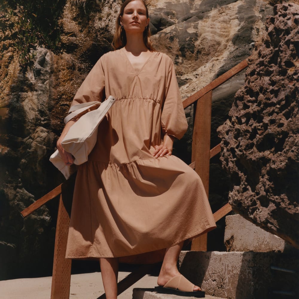The Poplin Tiered Dress The Poplin Tiered Dress