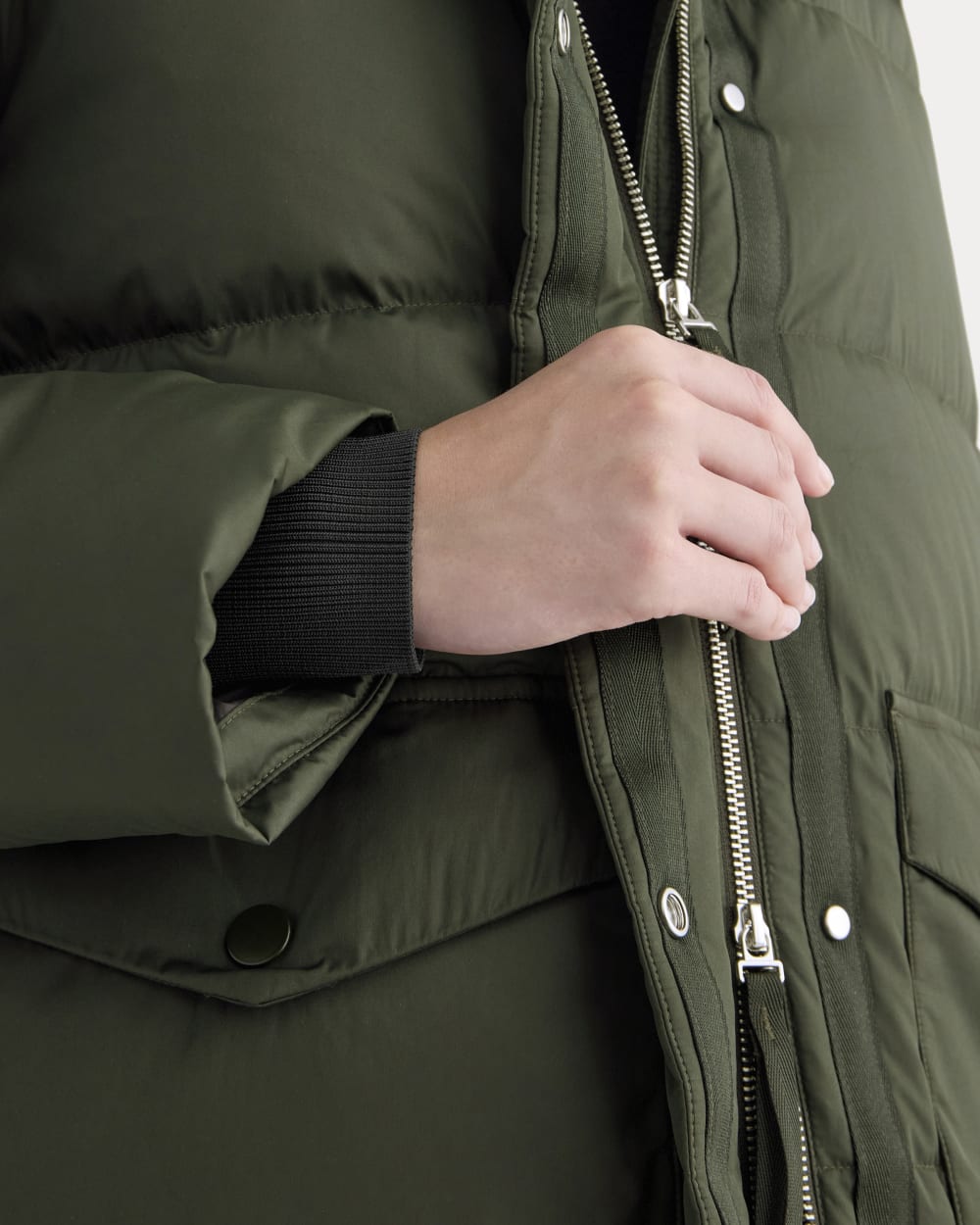 womens-the-everpuff-long-dark-green