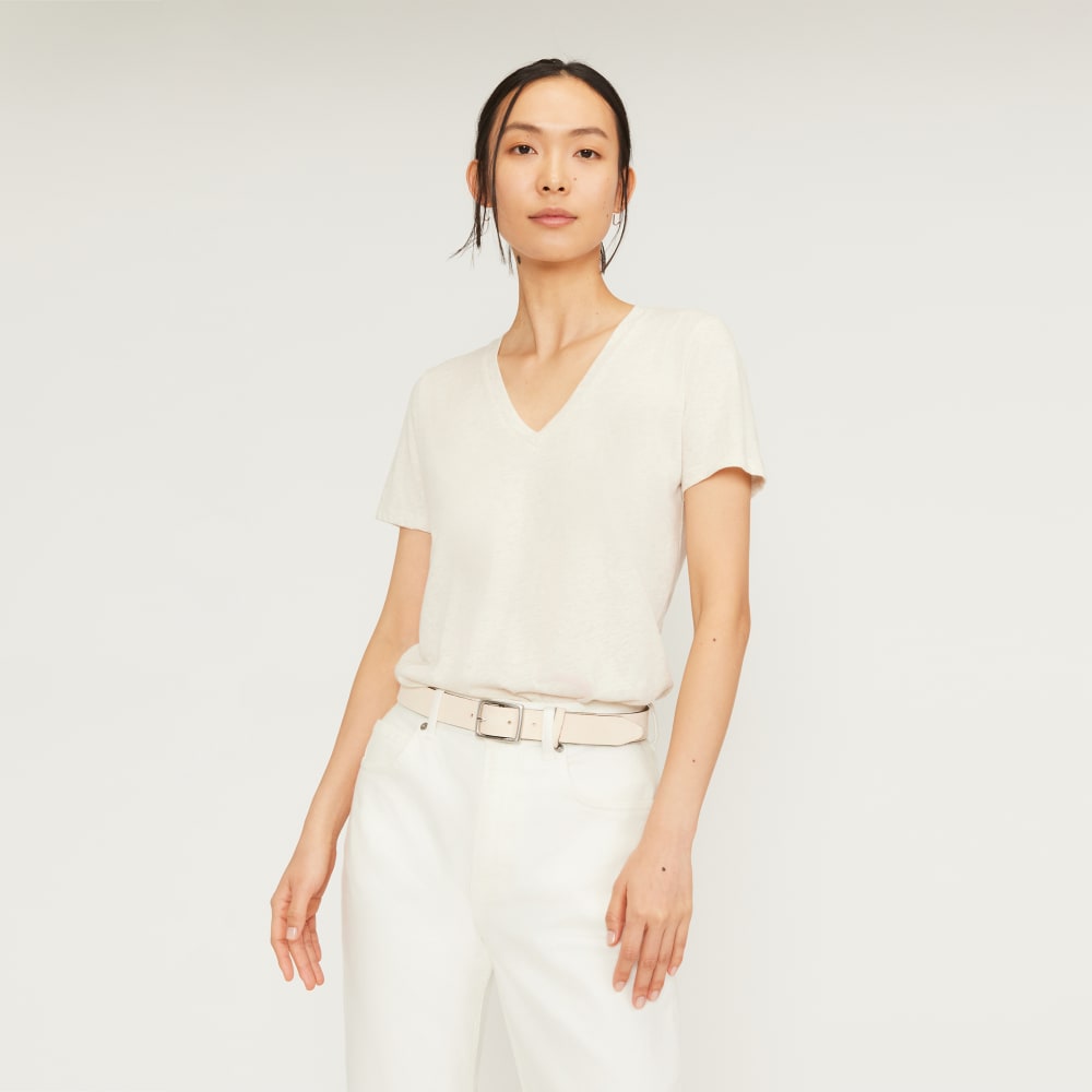 womens-organic-cotton-v-neck-heather-oat | primary