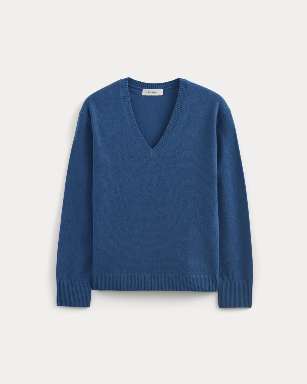 womens-cashmere-relaxed-v-neck-classic-blue | alt