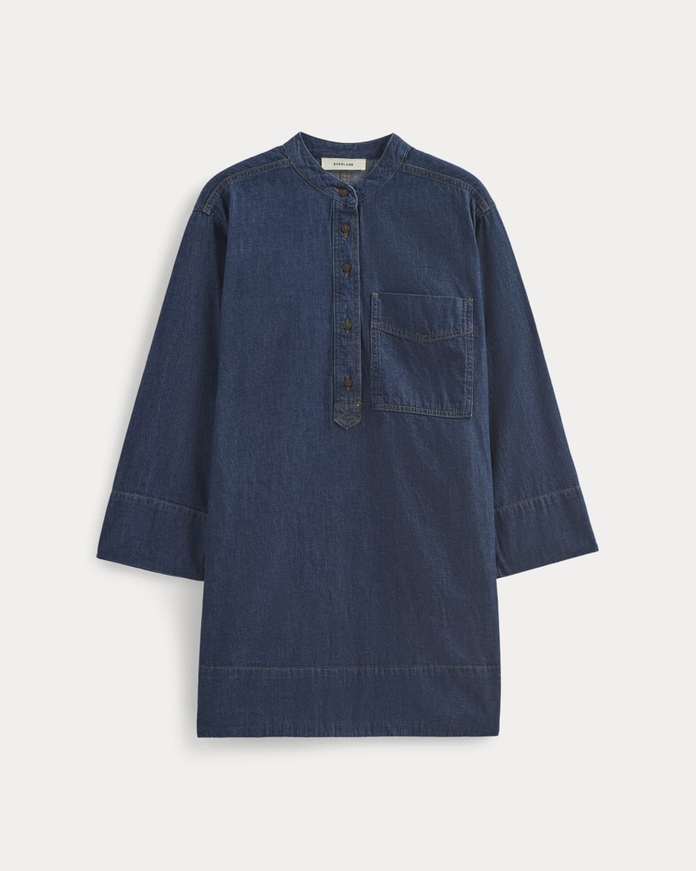 The Denim Popover Dress | Dark Indigo Everlane The Denim Popover Dress | Dark Indigo Everlane