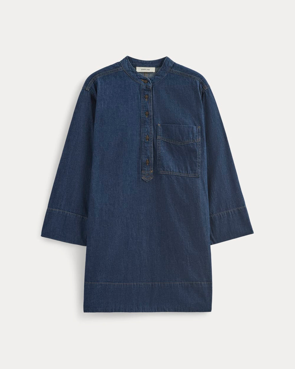 The Denim Popover Dress