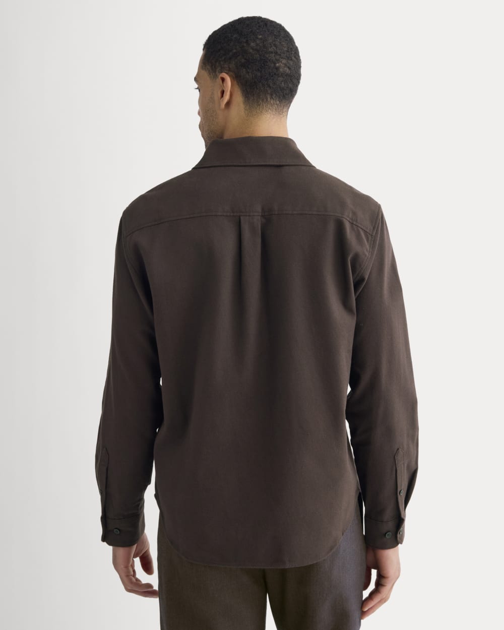 Brushed Flannel Shirt | Dark Chocolate – Everlane