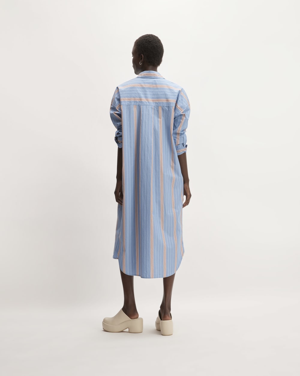womens-midi-cotton-shirt-dress-blue-black-red