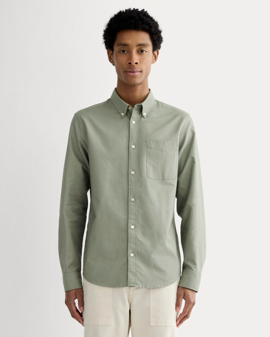 mens-slim-oxford-sage-green-tall | primary