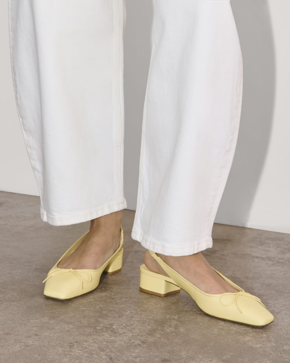 The Ballet Slingback Heel Straw – Everlane