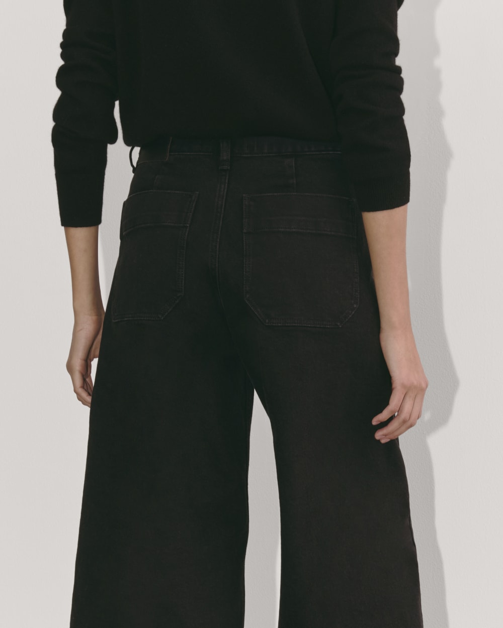The Denim Culotte | Tumbled Black – Everlane
