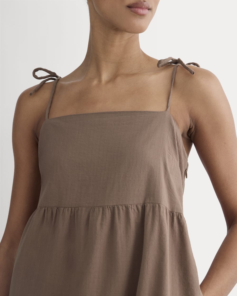 The Gauze Mini Tiered Dress