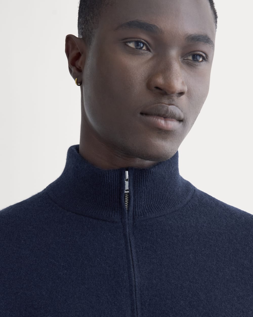 Cashmere Quarter Zip Sweater | Navy – Everlane