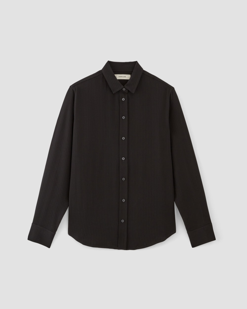 womens-city-stripe-relaxed-shirt-black | alt