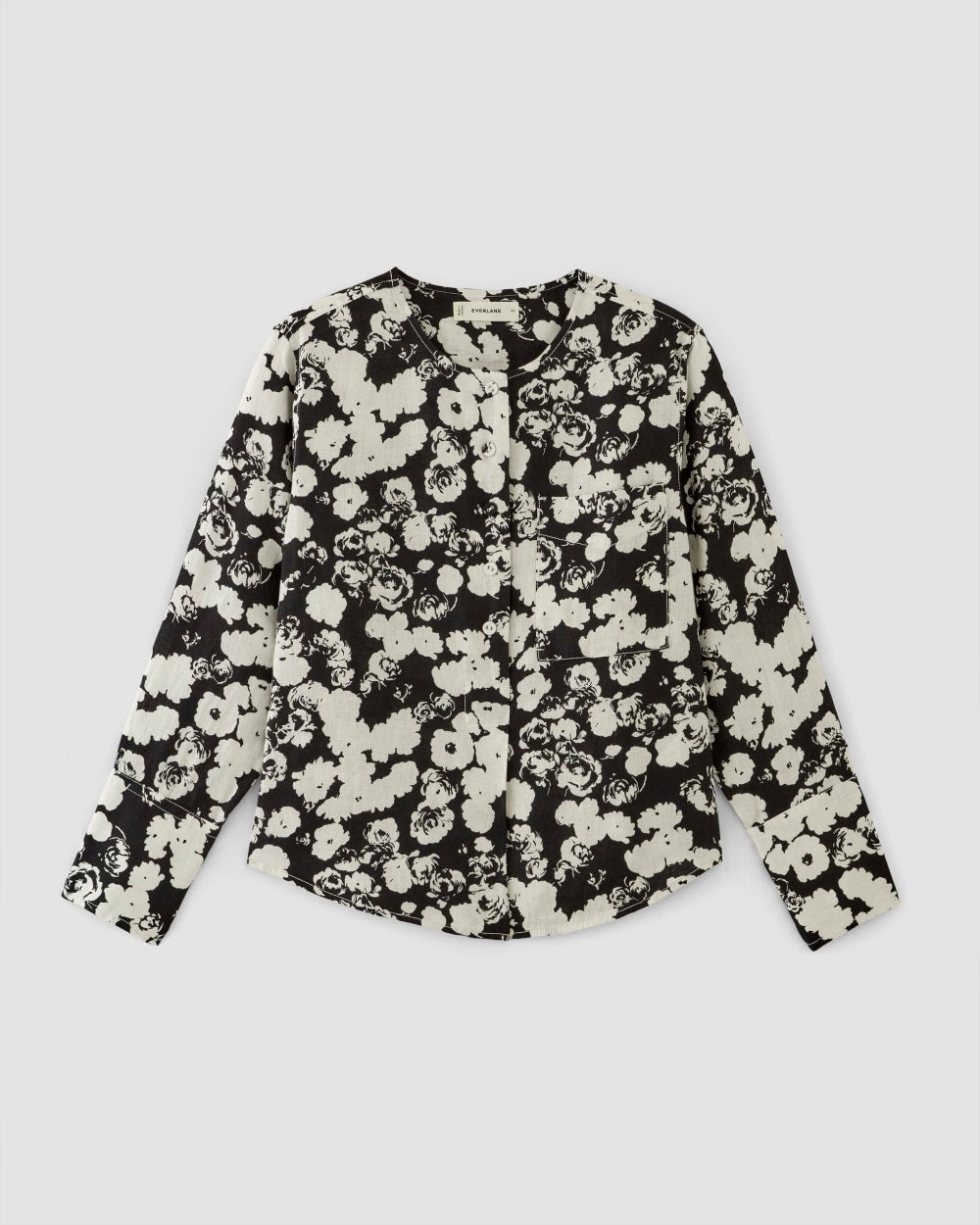 womens-linen-popover-shirt-black-bone-floral | alt