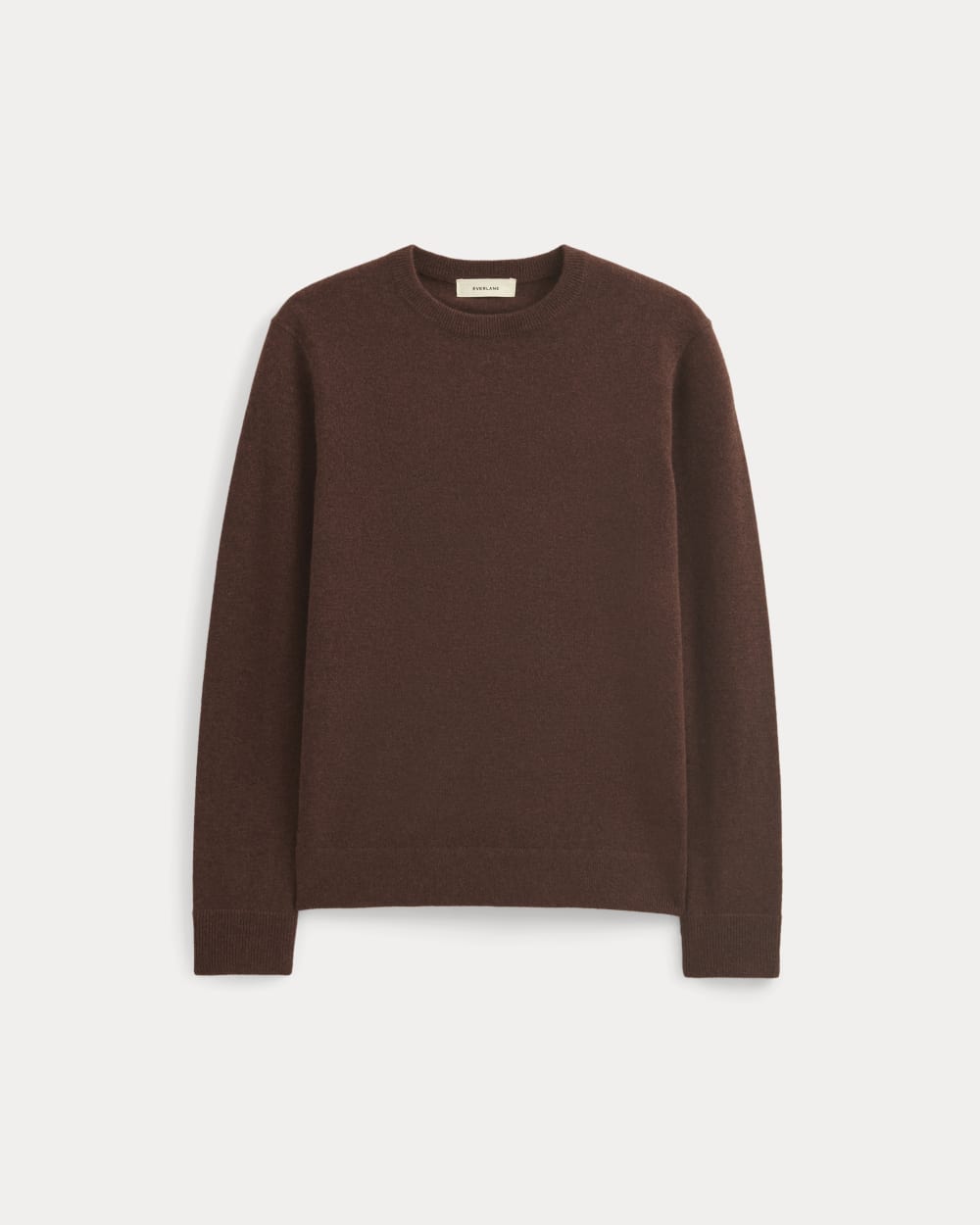 mens-cashmere-crew-heathered-mahogany | alt