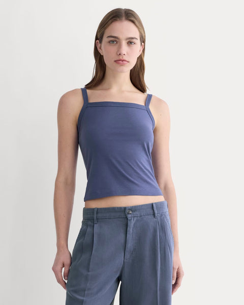 The Essential Square-Neck Tank | Deep Cobalt – Everlane