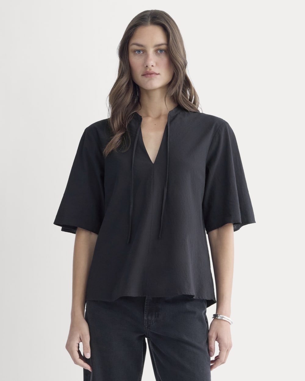 The Gauze Tie-Front Shirt