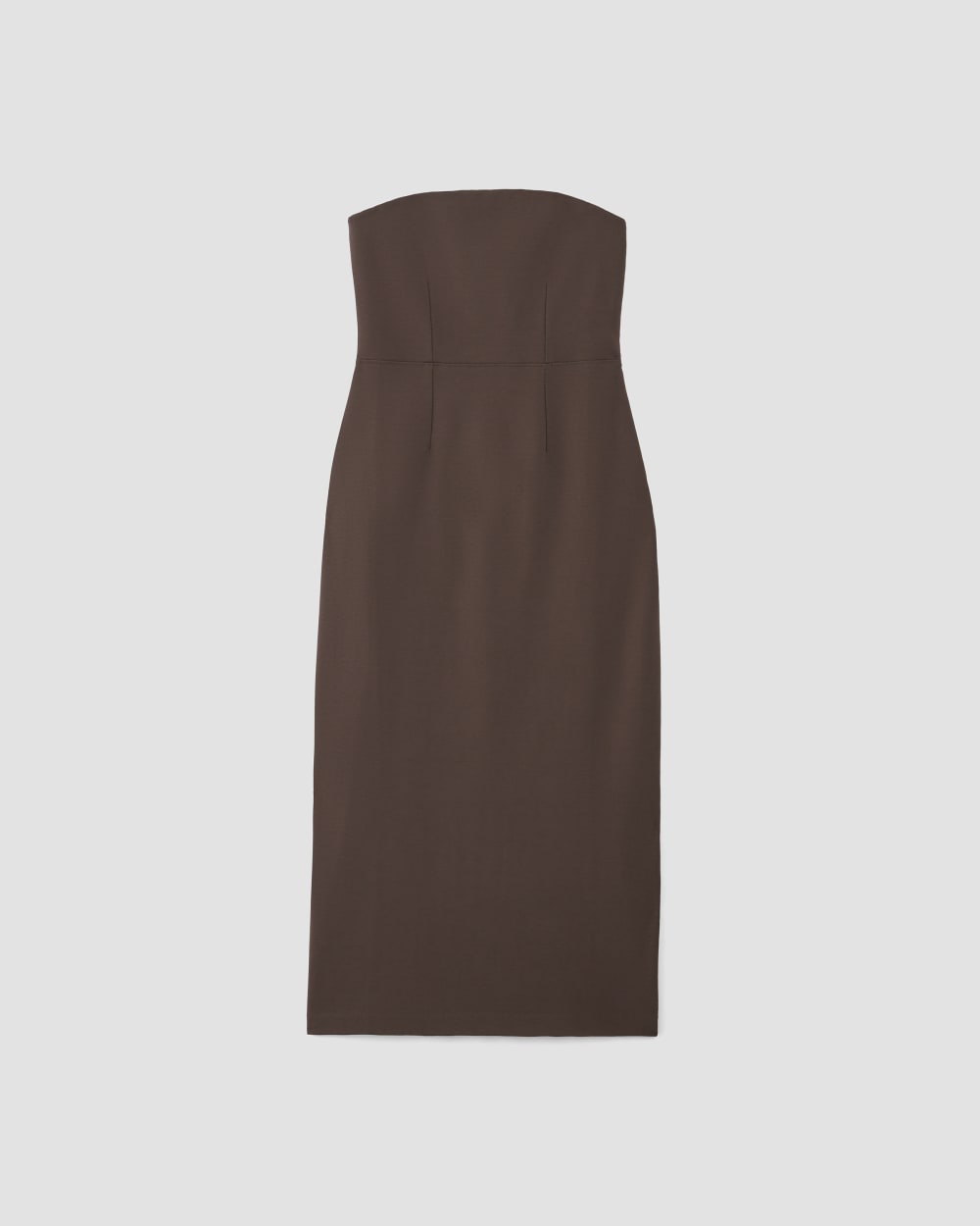 The Dream Strapless Dress | Earth Brown Everlane The Dream Strapless Dress | Earth Brown Everlane