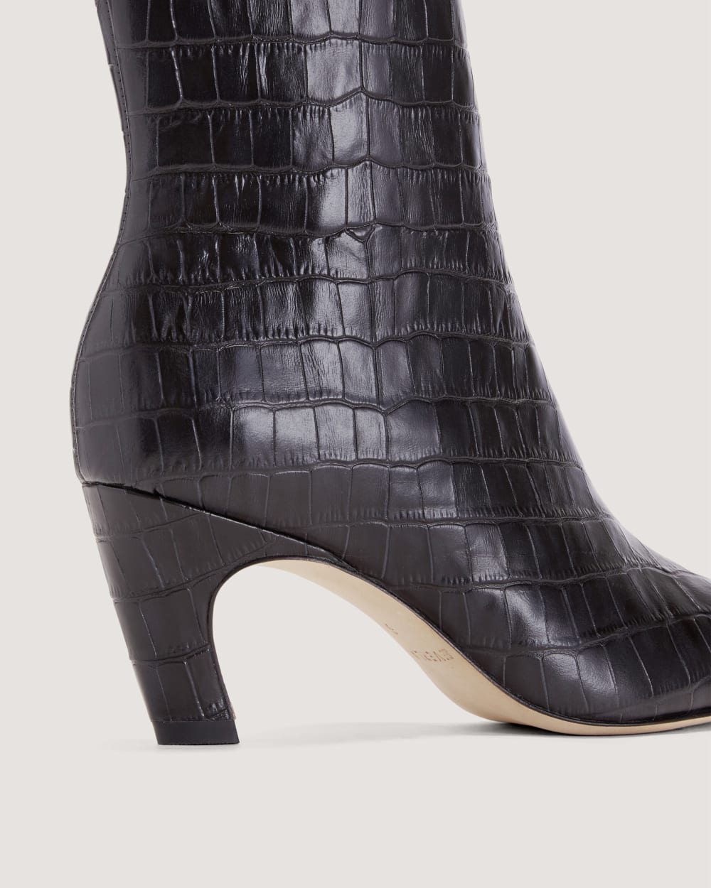 The Short Banana Boot | Black Crocodile – Everlane
