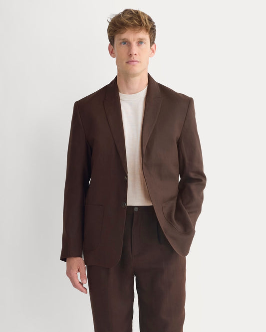 mens-soyeux-linen-linen-blazer-dark-brown | primary