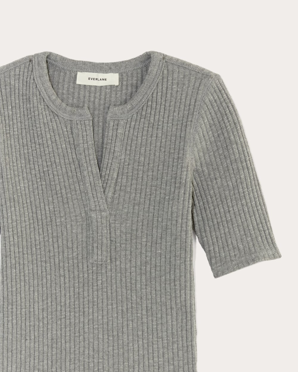 GOOD GRIEF!/HENLEY RIB KNIT TOP/グレー GOOD GRIEF!/HENLEY RIB KNIT TOP/グレー GOOD GRIEF!/HENLEY