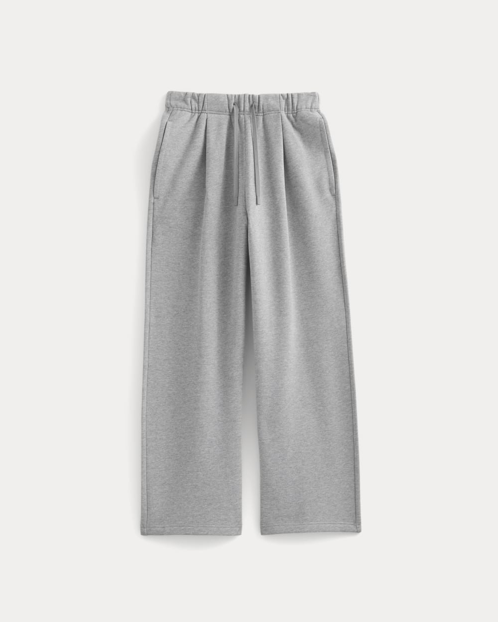 mens-luxe-fleece-pleated-sweatpant-vintage-heather-grey | alt