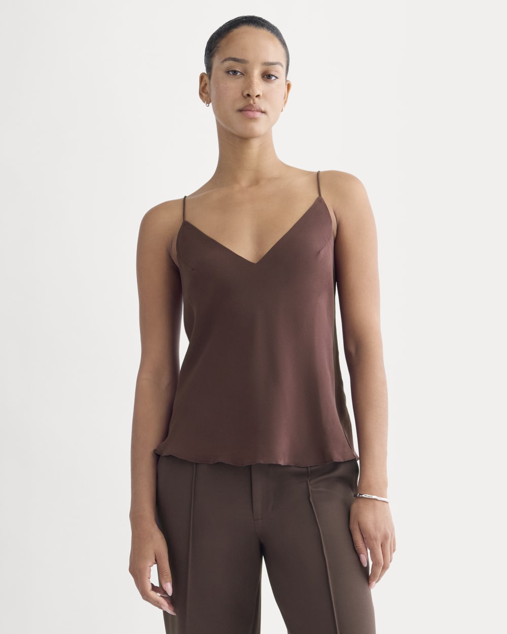 The Tie Back Cami in Washable Silk