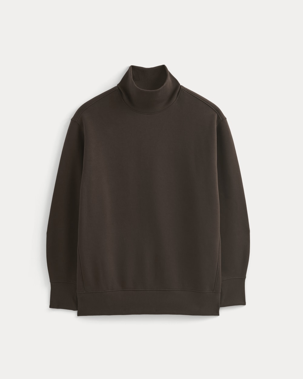 Luxe Fleece Turtleneck | Dark Chocolate – Everlane