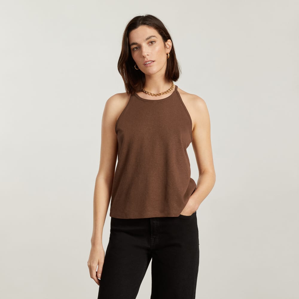 womens-hemp-cutaway-tank-espresso | primary
