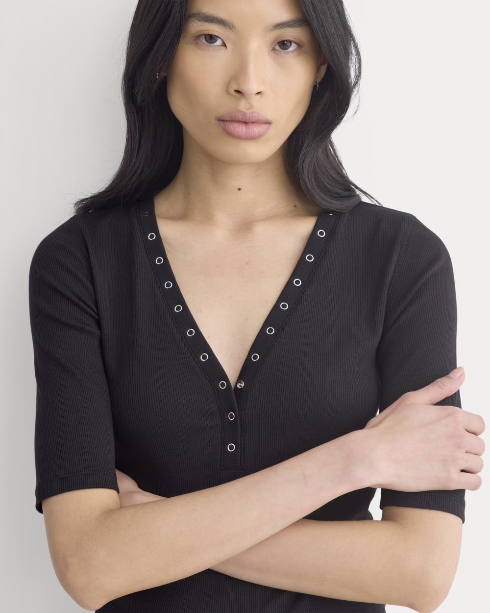 womens-luxe-rib-v-neck-henley-black